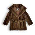 3/4 Coat with Hood and Belt
