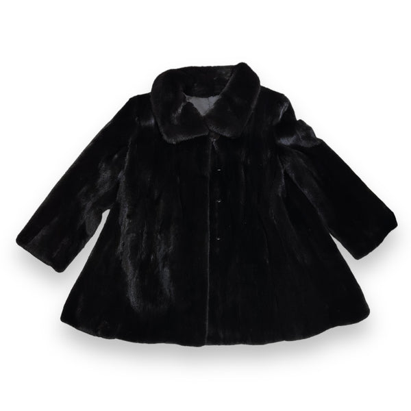 Wide Bottom Cut Coat with Collar