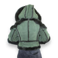 Women's Biker Shearling with Fox Collar