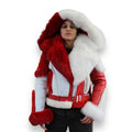 Women's Biker Shearling with Fox Collar