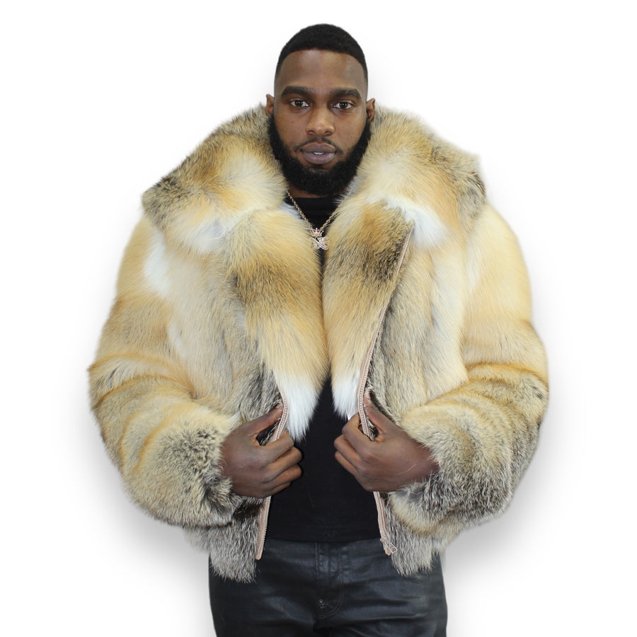 Layered Fox Bomber