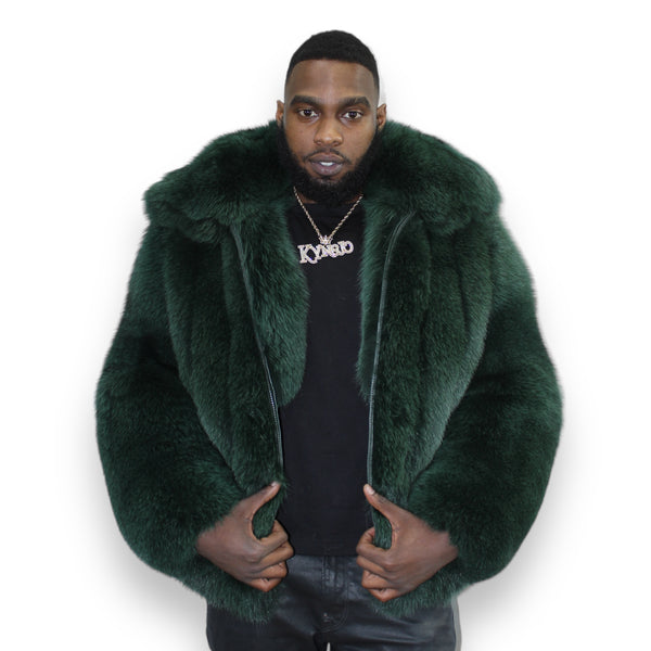 Layered Fox Bomber
