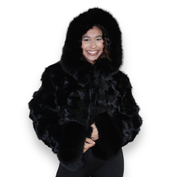 Fox Bolero with Hood
