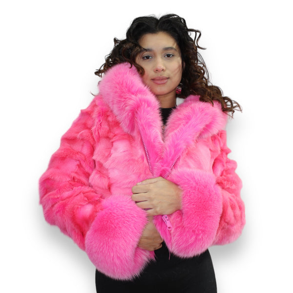 Fox Bolero with Hood