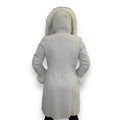 7/8 Acro Shearling with Fox Hood and Double Zipper