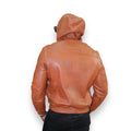 Leather Hoodie