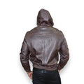 Leather Hoodie