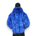 Men's Mink Bomber with Fox Collar