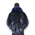 Men's Mink Bomber with Fox Collar