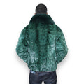 Men's Mink Bomber with Fox Collar
