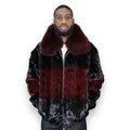 Men's Mink Bomber with Fox Collar
