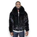 Men's Mink Bomber with Fox Collar
