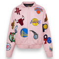 Jeff Hamilton NBA Collage Vegan Lather Jacket