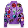 Jeff Hamilton NBA Collage Vegan Lather Jacket