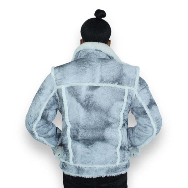 Piped Trucker Shearling