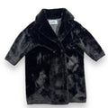 Faux Mink Trench Coat