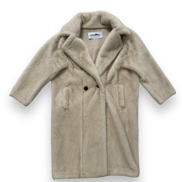Faux Mink Trench Coat