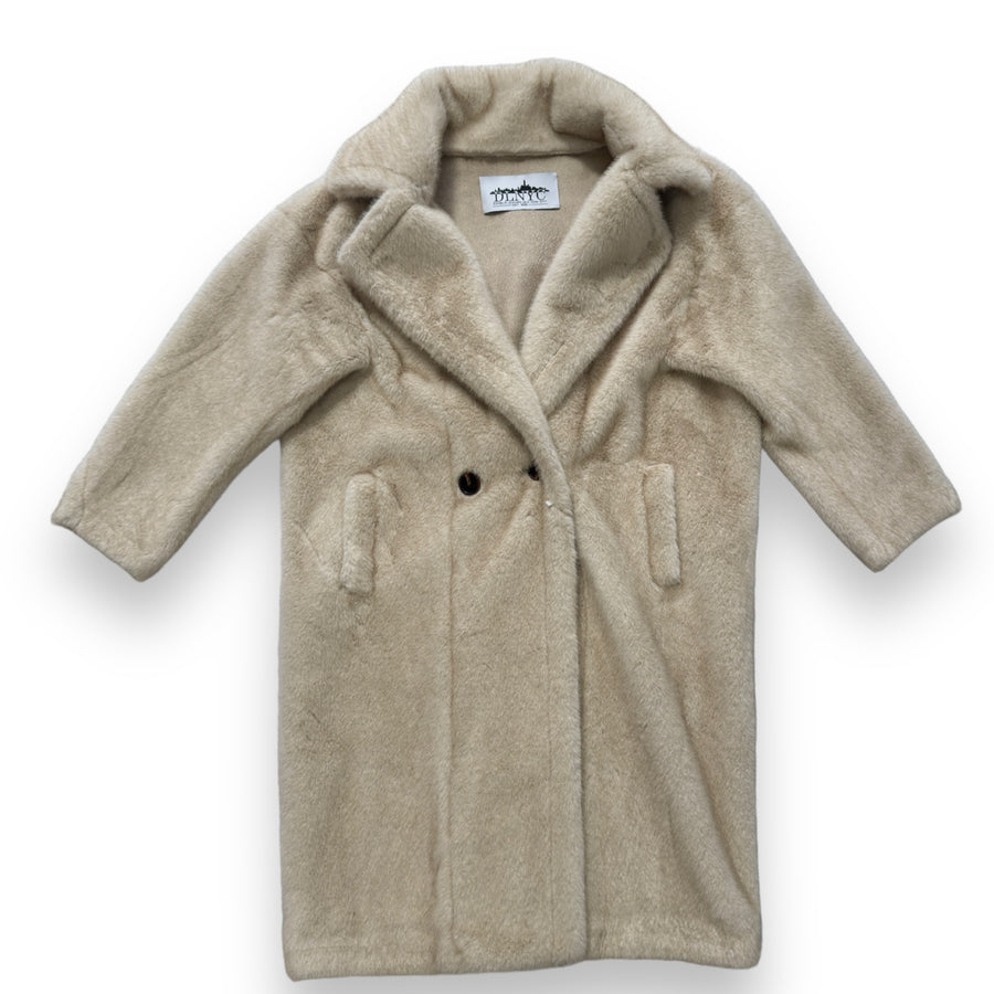 Faux Mink Trench Coat