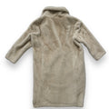 Faux Mink Trench Coat