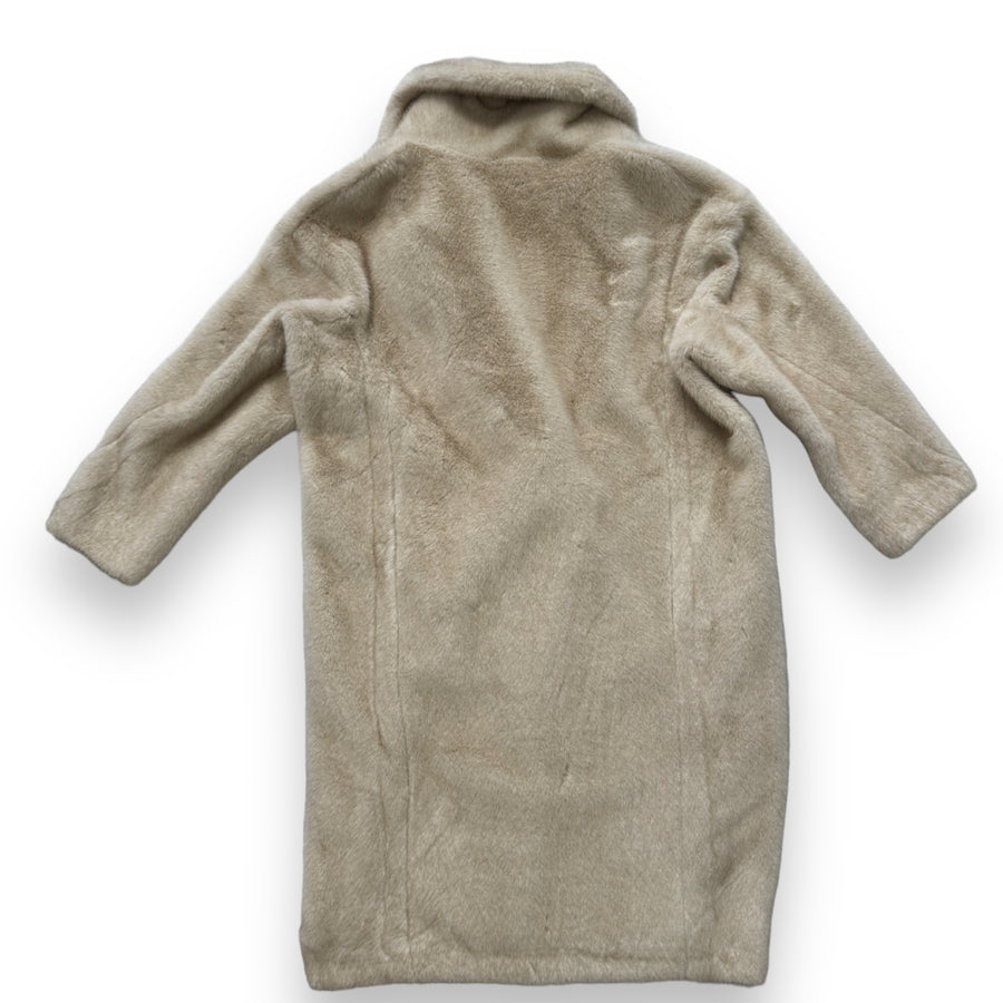 Faux Mink Trench Coat