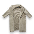 Faux Mink Trench Coat
