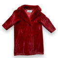 Faux Mink Trench Coat