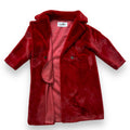 Faux Mink Trench Coat