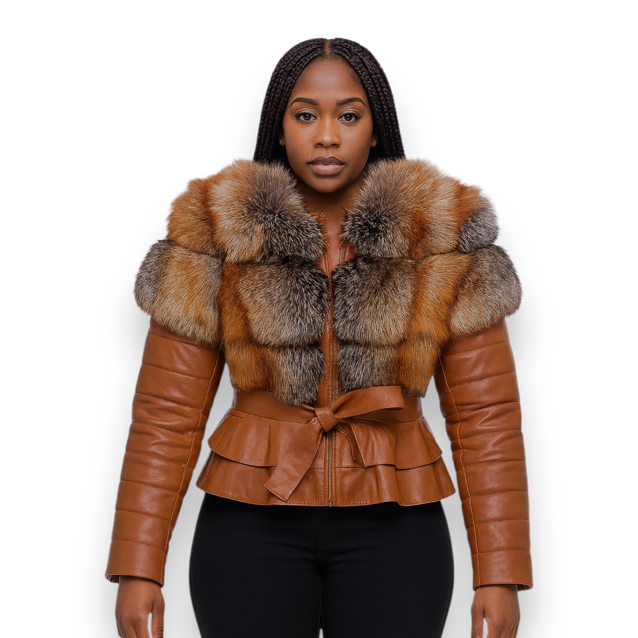Women's Leather with Fur – Page 2 – Daniel's Leather