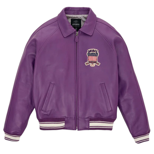 Orchid Icon Leather Jacket