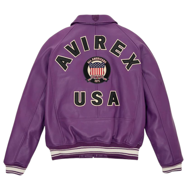 Orchid Icon Leather Jacket