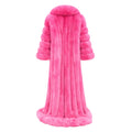 Full Skin Fox Fur Dragger Coat