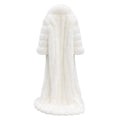 Full Skin Fox Fur Dragger Coat
