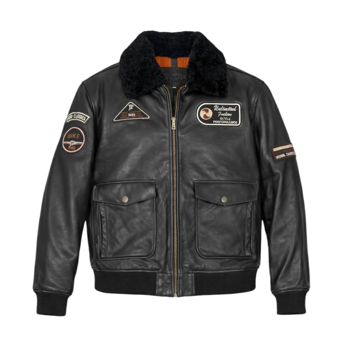 A2 Flight Jacket with Patches – Daniel's Leather
