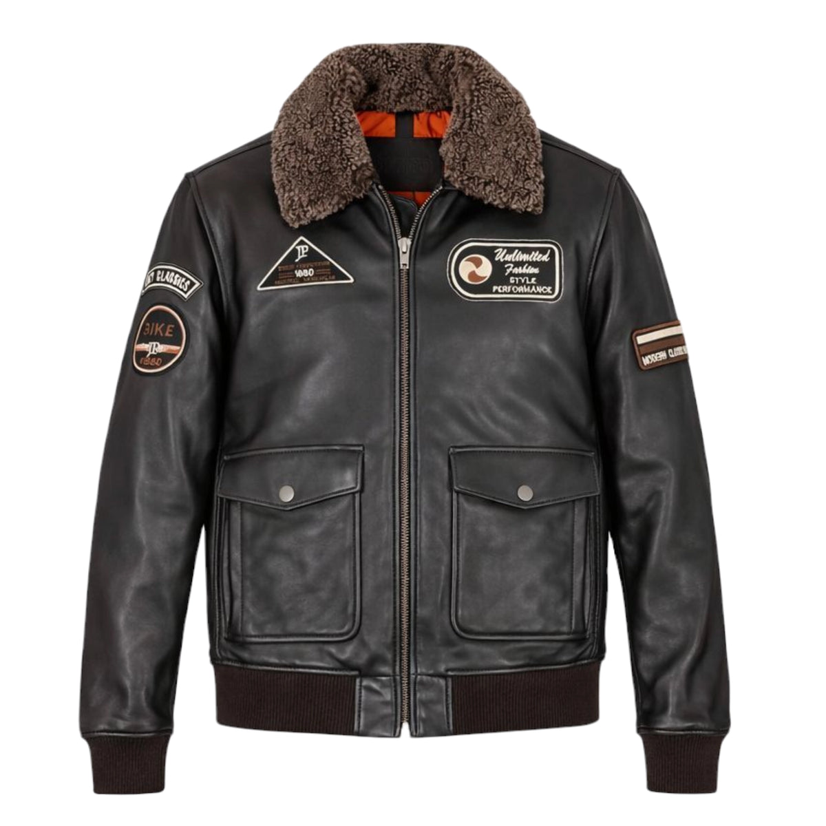 A2 Flight Jacket with Patches – Daniel's Leather
