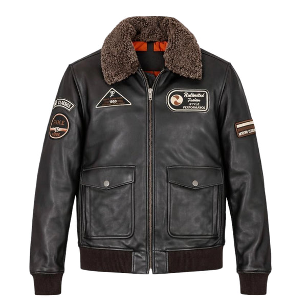 A2 Flight Jacket with Patches