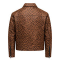 Pony Print Leather Jacket