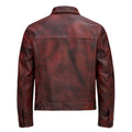 Jean Stonewash Leather Jacket
