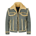 Piped Trucker Shearling