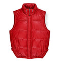 Leather Goose Bubble Vest
