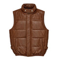 Leather Goose Bubble Vest