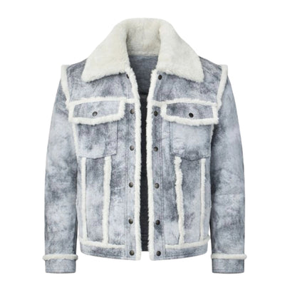 Piped Trucker Shearling