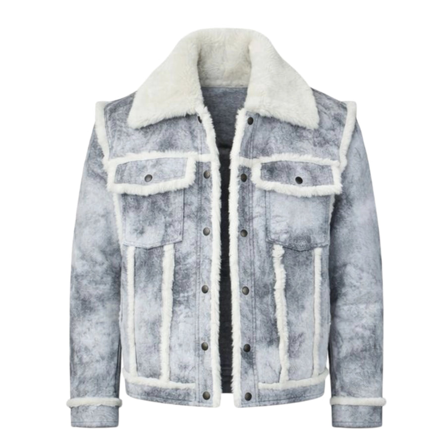 Piped Trucker Shearling