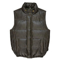 Leather Goose Bubble Vest