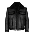 Piped Trucker Shearling