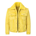Piped Trucker Shearling