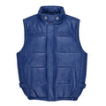 Leather Goose Bubble Vest