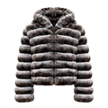 Waist Length Chinchilla with Hood