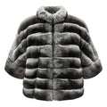 Chinchilla Cape Poncho with Sleeves