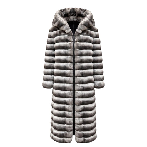 Men's Full Length Chinchilla with Hood