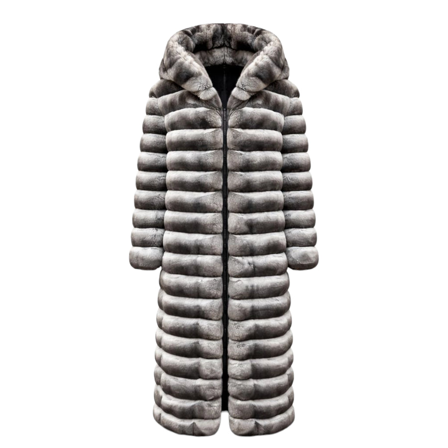 Men's Full Length Chinchilla with Hood